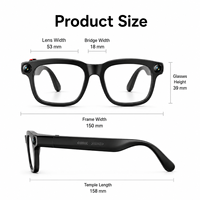 Gafas Inteligentes con Cámara IA, Cámara de 8MP, Grabación de Video WiFi, Llamadas Inalámbricas, Traducción, Música, Gafas de Sol Deportivas Magnéticas para Hombre y Mujer