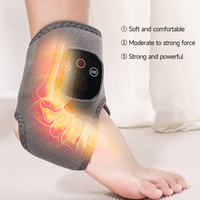 Masseur électrique pour les pieds et les chevilles, pour soulager la fatigue musculaire et la douleur, avec compresse chaude, masseur pour les mains