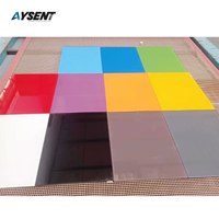 Aysent Peinture Teintée pour Verre Laqué en Bronze Massif 3-8mm avec Caractéristiques Anti-UV et Durables pour la Décoration de Chambre, Salle de Bain et Cuisine