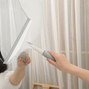 Realida nhựa cửa sổ squeegee Cleaner công cụ với xử lý ngắn và scraper cho hiệu quả kính và làm sạch bề mặt - Product Image 4