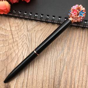 Stylo bille en métal torsadé de 1,0 mm, personnalisable avec logo, idéal pour cadeau de mariage (vente en gros) - Product Image 6