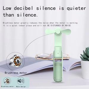 Ventilador de Mano Recargable Personal de Alta Calidad, Multivelocidad, Eléctrico, Pequeño, Plegable, Mini, Portátil, con Carga Tipo C - Product Image 4