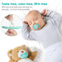 NCVI Tétine portable en silicone sans BPA avec biberon pour nourrir les nourrissons, sans danger pour les bébés, avec fruits frais