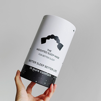 Tube en papier recyclable de qualité alimentaire, impression personnalisée, cylindre hermétique sans plastique pour l'emballage de compléments alimentaires