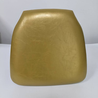 Coussins de siège en cuir PU blanc et éponge pour chaises Chiavari en résine acrylique, idéaux pour hôtels, mariages, événements et fêtes - Prix de gros