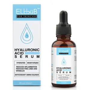 ELbbuB OEM ODM Produk Laris Serum Perawatan Wajah Pelembap Asam Hyaluronic