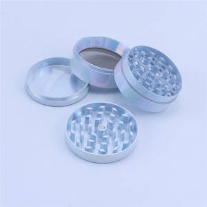 Wholesale Metal Grinder New Mermaid-color Herb Grinder Handheld Grinding Dry Herb Spice Tobacco Smoking Accessories - Product Image 3