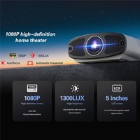 Q7 Android 9 Projecteur Auto Focus Full HD 1080P LCD Vidéo Projecteur Home Cinéma
