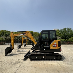 China Sany SY60c <b>Excavator</b> Mini Sany Sy60c Crawler <b>Excavators</b> <b>Machinery</b> Good Condition - Product Image 2