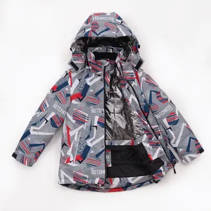 Clothing Packages Sets Ski Jackets High Quality Clothing Brands Original Children Sportswear 100% Polyester Snow Jackets 110-134