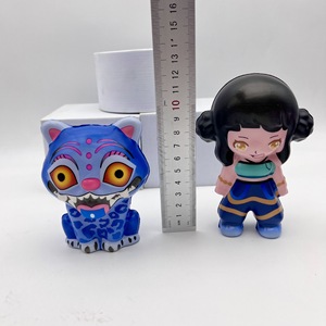 Juguete de descompresión de rebote lento con sonido, hecho a mano, modelo de PU, figuras decorativas de grupo Kpop Witch Hunting, caja sorpresa, éxito transfronterizo - Product Image 3