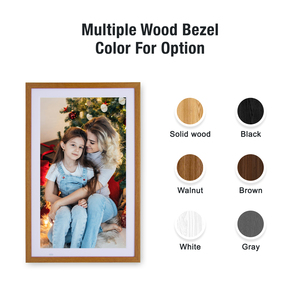 21.5/24 इंच वाईफाई 32 जीबी लकड़ी के फ्रेम क्रिसमस परिवार और दोस्तों के लिए उपयुक्त है - Product Image 2