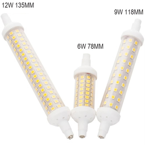 Lampe <span class=keywords><strong>LED</strong></span> <span class=keywords><strong>R7S</strong></span> SMD certifiée CE, AC220V, en aluminium, à brancher, lumière du jour 6000K, 1500 Lumens, 2835 10W/15W/20W, 78mm/118mm/<span class=keywords><strong>135mm</strong></span>, pour aménagement paysager - Product Image 5