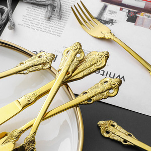 ชุดช้อนส้อมสแตนเลสสตีล 304 จินฮุ่ย รอยัล สไตล์ราชวงศ์ พร้อมกล่องของขวัญ - Product Image 4