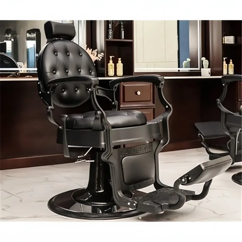Di lusso semplice parrucchiere sedia reclinabile sedia da salone per parrucchiere