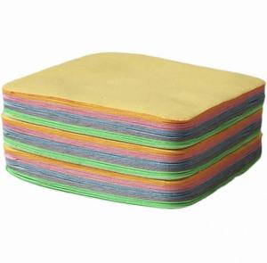 Paño de Limpieza de Lentes de Microfibra de Gamuza al por Mayor de Fábrica, Logotipo Personalizado, Suave, Colores Surtidos, Reutilizable, Patrón Cuadrado, 22g - Product Image 4