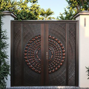 Thanh lịch hiện đại wrought sắt Swing phong cách lối vào & cổng phía trước thép cho biệt thự hoặc nhà bên ngoài truy cập & thiết kế - Product Image 1