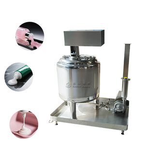 Tanque de Mezcla Industrial de Acero Inoxidable Sanitario, Antioxidante y Fácil de Limpiar, para <span class=keywords><strong>la</strong></span> Producción de <span class=keywords><strong>Crema</strong></span> Cosmética, Champú y Líquidos - Product Image 4