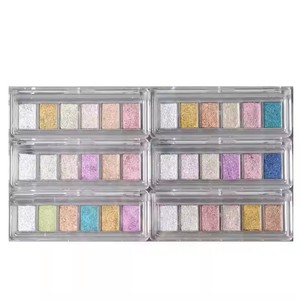 Nueva paleta de polvo de espejo 6 colores Super brillante Bling barro sólido <span class=keywords><strong>uñas</strong></span> pigmento <span class=keywords><strong>fuego</strong></span> ópalo cristal cromo brillo polvo al por mayor - Product Image 1