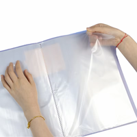 Porte-documents A4 avec 20 pochettes, 20 pages, classeur d'art, pochettes en plastique, classeurs de présentation, classeur transparent pour documents