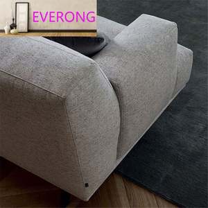 Conjunto de Sofás Seccionales de Estilo Nórdico, Sofá Moderno de Tela para Sala de Estar - Product Image 5