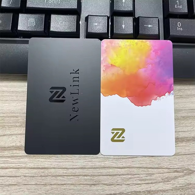 Rfid Card 13.56mhz NTAG213 NTAG215 NTAG216 Smart Digital RFID Business Cards PVC Matte Black NFC Card