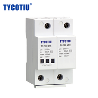 TYCOTIU TY-100 275 3+1 T2 Type 2 Dispositif de protection contre les surtensions en plastique 100kA MOV Classe industrielle II/C