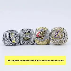 Collection de bagues de championnat géométriques en or 18 carats <span class=keywords><strong>Lakers</strong></span> Kobe Bryant pour <span class=keywords><strong>Jordan</strong></span> Unisexe Marque Zding Bagues en alliage tendance - Product Image 3