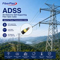 Câble à fibres optiques ADSS avec gaine AT, anti-emmêlement, pour extérieur, aérien