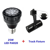 Ampoule LED PAR20, culot E26 E27, boîtier en aluminium, éclairage intérieur réglable, CRI 90, économie d'énergie