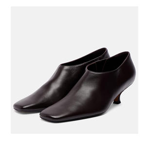 Botas Formales con Estampado, Punta Cuadrada y Tacón Bajo de 3-5 cm, Blancas, Otoño/Invierno 2025, por <span class=keywords><strong>Wowo</strong></span> - Product Image 3