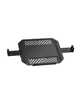 Support d'ordinateur portable pour bras de moniteur, support de montage ventilé noir, trous VESA, poignées, support de bureau, 32 pouces, neuf, 40 kg