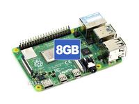 Módulo de Computación Raspberry Pi con 8GB de RAM, Raspberry Pi 4 Modelo B para Proyectos DIY, Ultra Alta Definición 4K, Doble Micro, Redes Más Rápidas y Estables