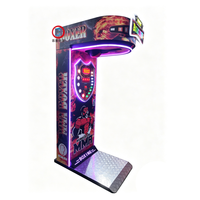 Machine de jeu d'arcade de boxe et de MMA à monnayeur, test de force de frappe, construction en plastique et métal, version anglaise, pour bars et parcs d'attractions