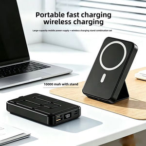 Bestselling Magnetic Fast Charging Power Bank 10000mAh 22.5W Wireless Portable Charger with Type-<b>C</b> and <b>Micro</b> <b>USB</b> Input - Product Image 4