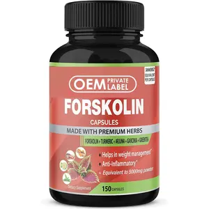 Biocaro OEM/ODM Organic Forskolin Extract Capsules weight loss Ajuga Turkestanica Extract Capsule supports heart health