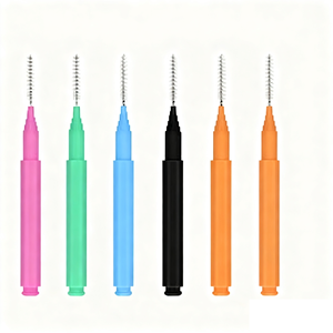 Brosse à dents jetable de haute qualité Yucagci, cure-dent, brosse interdentaire, brosse pour le lifting des cils et des sourcils, brosse en nylon pour la maison - Product Image 1