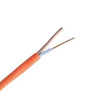 Kabel Konduktor Tembaga Padat Industri BS EN 50200 PH30 Isolasi Karet LSZH Tahan Api IP65 Layar Fiberglass