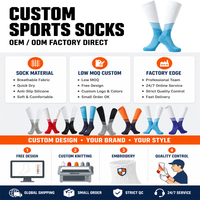 Chaussettes de football professionnelles d'été en tricot fin, durables, montantes jusqu'au genou, avec revers personnalisé, séchage rapide, respirantes, écologiques pour équipes - Vente en gros