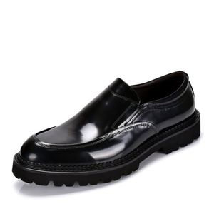 Nouveaux Mocassins en Cuir Véritable Brillant pour Hommes, Respirants, pour l'Automne, le Bureau, la Carrière, Imperméables, à Semelle Épaisse, Style Britannique, Décontractés - Product Image 2