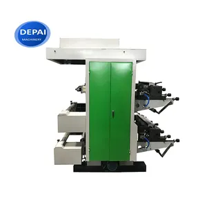 Fabriek Directe Verkoop Tweekleurige Plastic Folie Pp Printstack Type 2-Color Flexo Drukmachine