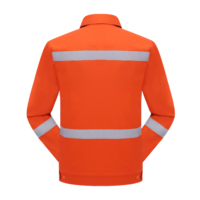 Ensemble de vêtements de travail réfléchissants haute visibilité, uniforme de travail, chemise et pantalon de chantier, tenue de travail haute visibilité