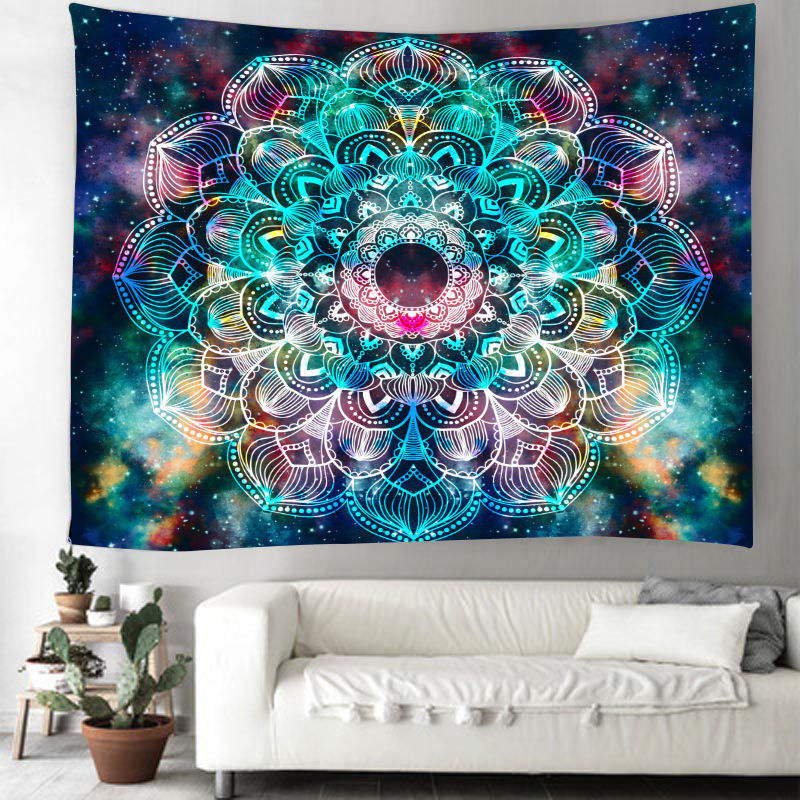 เนบิวลาแมนดาลาดอกบัวสีน้ำเงิน