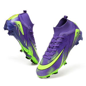 Botas de Fútbol para Hombre, Tobillo Alto, Parte Superior Transpirable de PU, Soporte de Tobillo, Suela de TPU, Diseñadas para Césped y Césped Artificial - Product Image 6