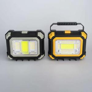 Nouvelle lampe de travail LED rechargeable 2026, haute luminosité, double source lumineuse COB LED, étanche, projecteur portable avec support pour - Product Image 2