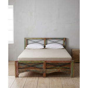 Lit en bois massif de style moderne, taille king size, pour la maison, l'hôtel, l'appartement ou la villa, meubles de chambre durables, fabrication en usine - Product Image 3