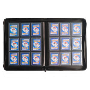 Album de stockage de cartes de jeu PU léger et étanche avec 9 pochettes - Product Image 4