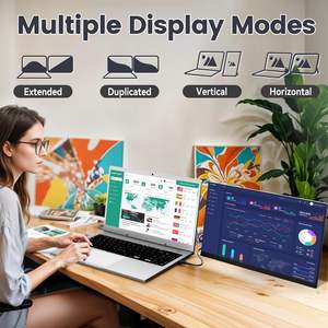 Pour les entreprises de jeux Compatible pour les ordinateurs portables 13 "-17.3" 15.6 "FHD IPS LCD écran d'ordinateur portable panneau <span class=keywords><strong>Double</strong></span> moniteur étendu - Product Image 3