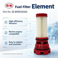 Élément de filtre à carburant haute efficacité 35-8M0122424 35-8M0122423 pour pièces de rechange de moteur hors-bord de bateau