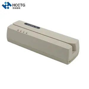 100% متوافق MSR206 ميني USB الشريط المغناطيسي قارئ بطاقات كاتب مع البرنامج HCC206